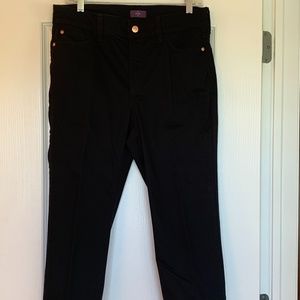 NYDJ Crop Jeans Denim Black Size 8
